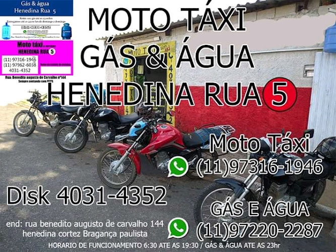Moto Taxi Aki Gás & Água